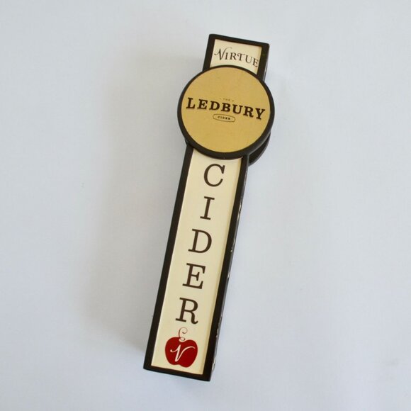 Virtue The Ledbury Cider Tap Handle Hard Cider Beer Breweriana 9.5" - Picture 5 of 8